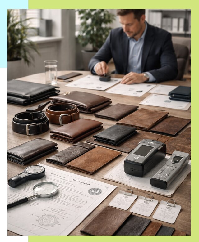 Сертификация кожаных изделий в Тобольске от 12200 р. | Алешин-Тбл