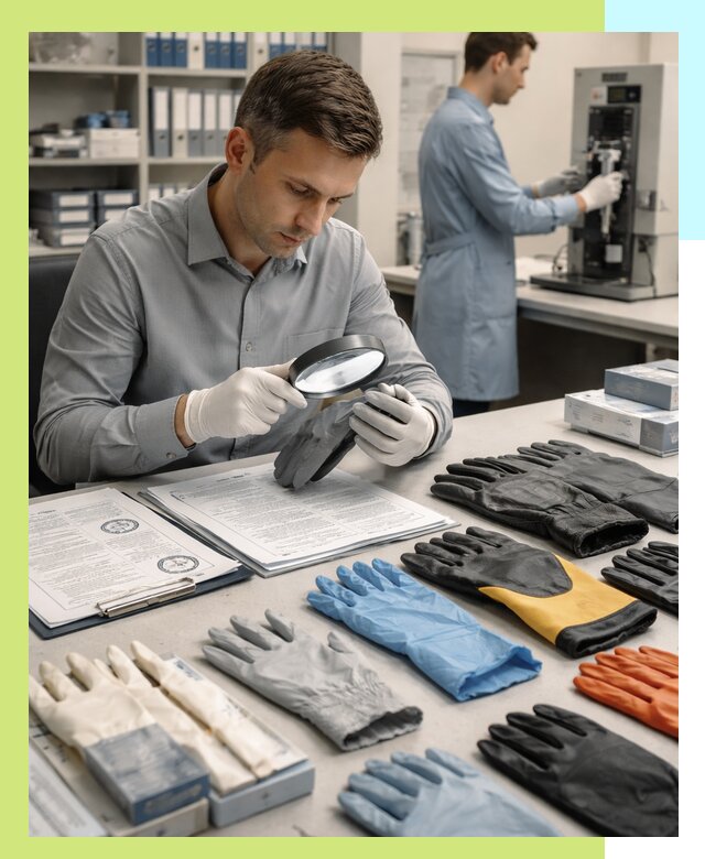 Сертификация перчаток и средств защиты продукции в Тобольске