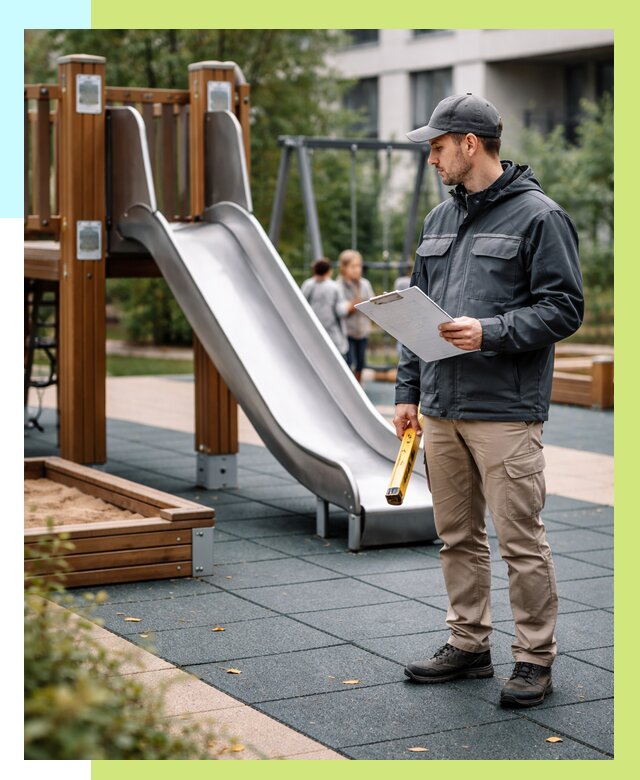 Сертификация детских площадок в Тобольске от 25418 р. | Алешин-Тбл