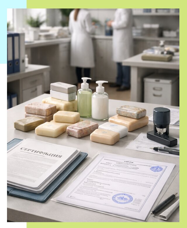 Сертификация мыла и сертификат на мыло в Тобольске от 12200 | Алешин-Тбл