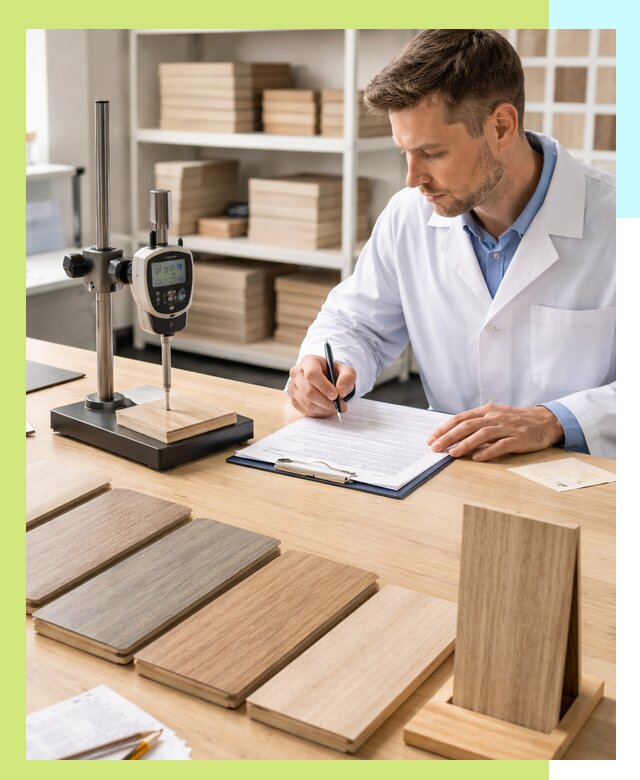 Сертификация ламината с испытаниями и оформлением документов в Тобольске