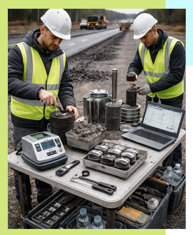 Сертификация асфальта: испытания и подтверждение в Тобольске