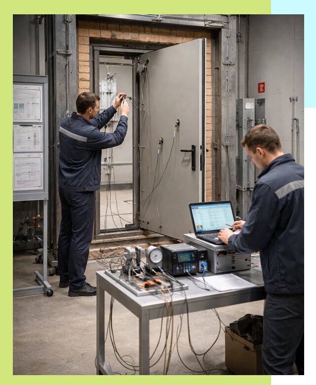 Сертификация противопожарных дверей в Тобольске по ГОСТ и ТР