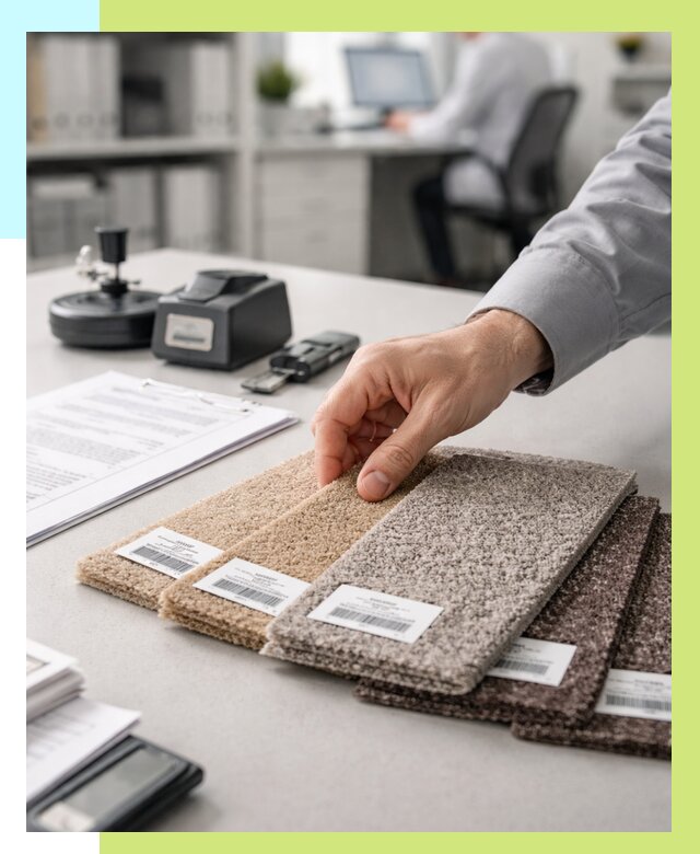 Сертификация ковролина в Тобольске от 15251 р., Алешин-Тбл