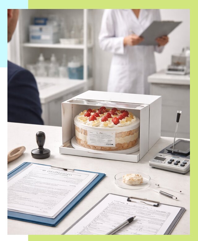 Сертификация тортов в Тобольске от 9150 р. заказать | Алешин-Тбл