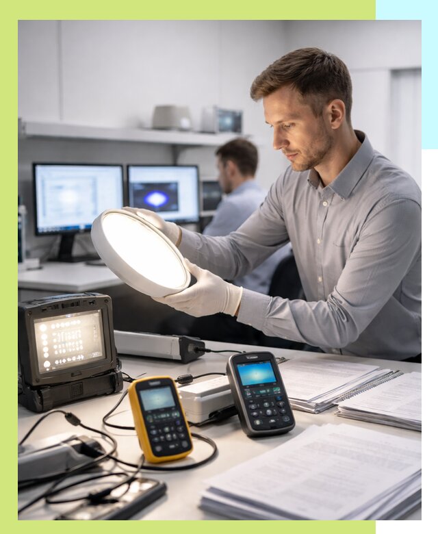 Сертификация светильников в Тобольске: испытания и оформление