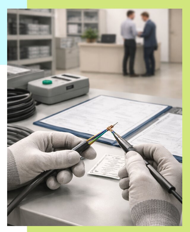 Сертификация провода в Тобольске от 18301 р. в Алешин-Тбл