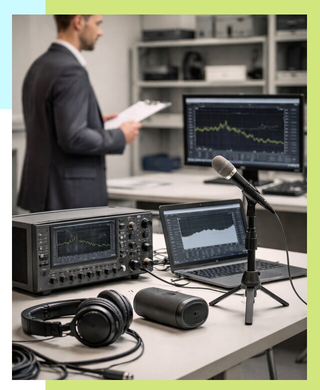 Сертификация аудиотехники в Тобольске от 15251 р., Алешин-Тбл