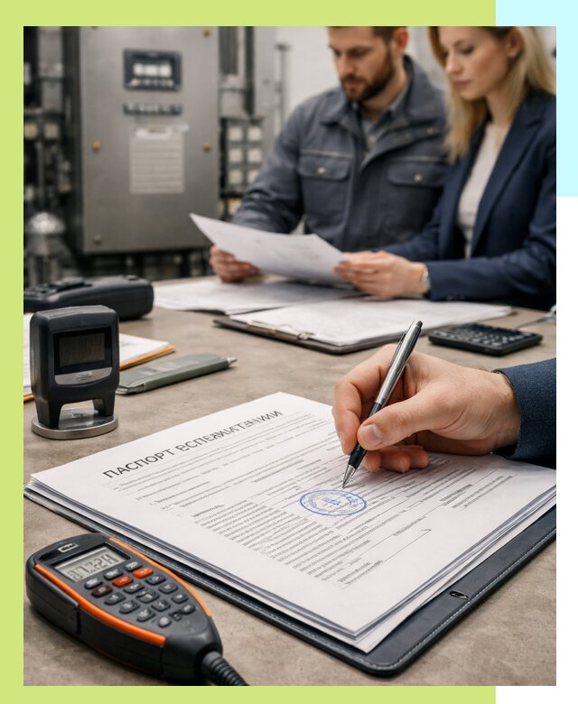 Оформление паспорта эксплуатации оборудования в Тобольске