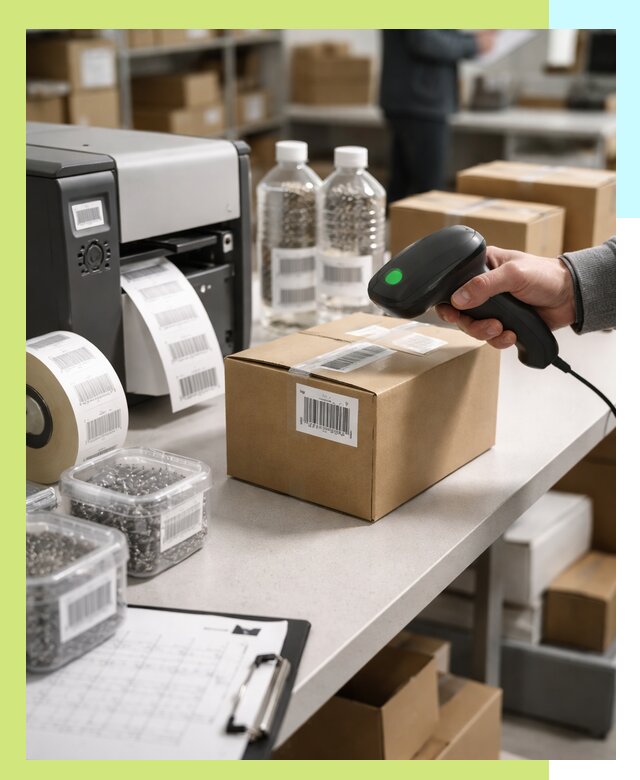 Штрихкодирование продукции и маркировка для продажи в Тобольске