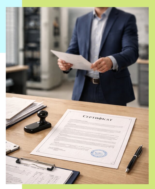 Сертификат на оборудование в Тобольске от 15251 р. | Алешин-Тбл