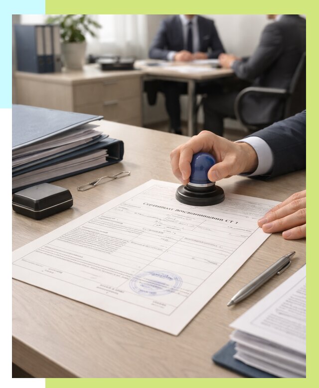 Сертификат происхождения СТ 1 в Тобольске от 4575 р. | Алешин-Тбл