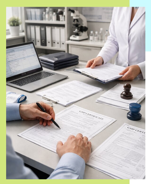 Оформление сертификата GMP в Тобольске для фармпроизводства