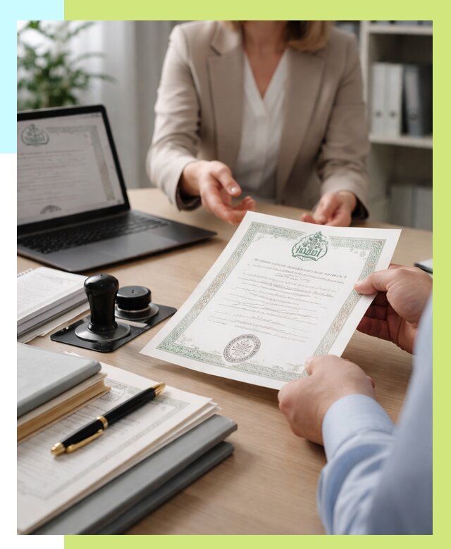 Халяль сертификат в Тобольске, получить от 15251 р. | Алешин-Тбл