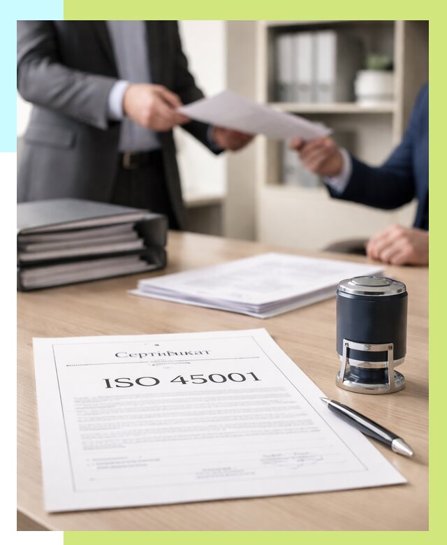 Сертификат ISO 45001 в Тобольске под ключ от 45752 р. | Алешин-Тбл