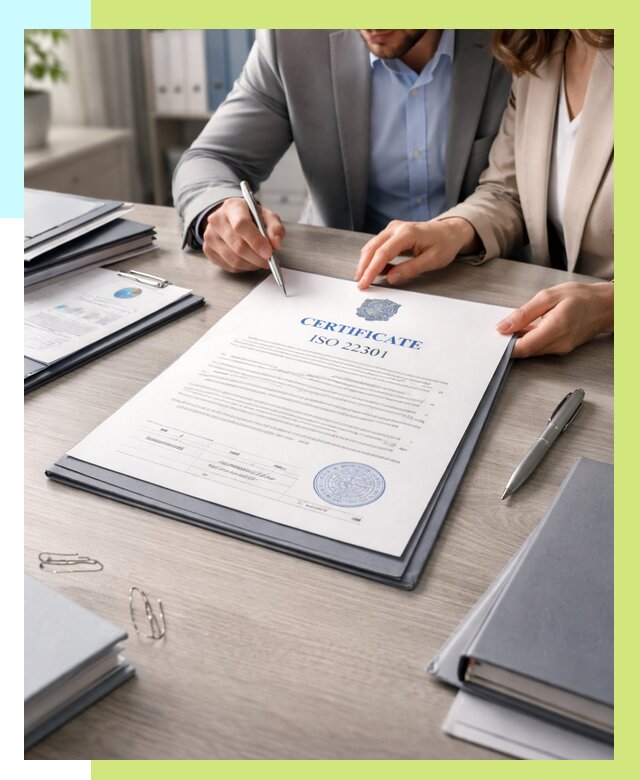 Сертификат ISO 22301 в Тобольске от 45752 р. | Алешин-Тбл срочно