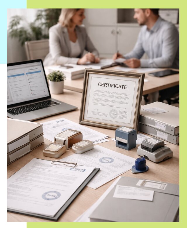 Сертификация компании в Тобольске от 45752 р. | Алешин-Тбл — заказ